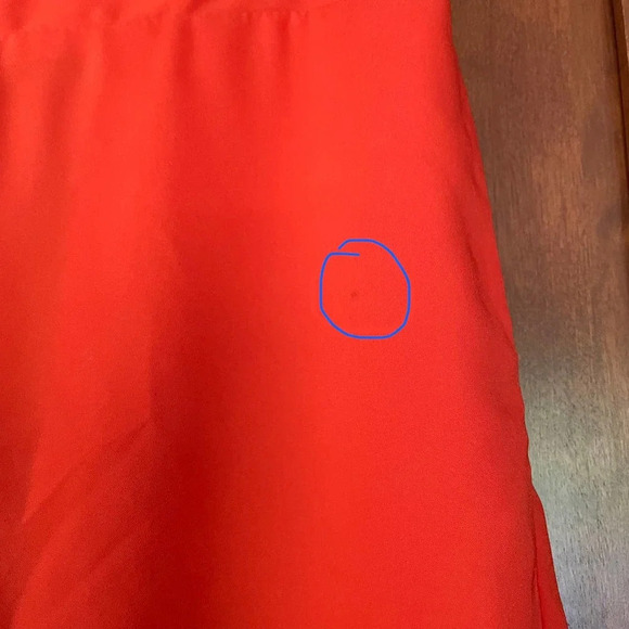 Milly Pants Tapered Leg Half Elastic Waist Pull On Orange Size Small - Picture 4 of 9